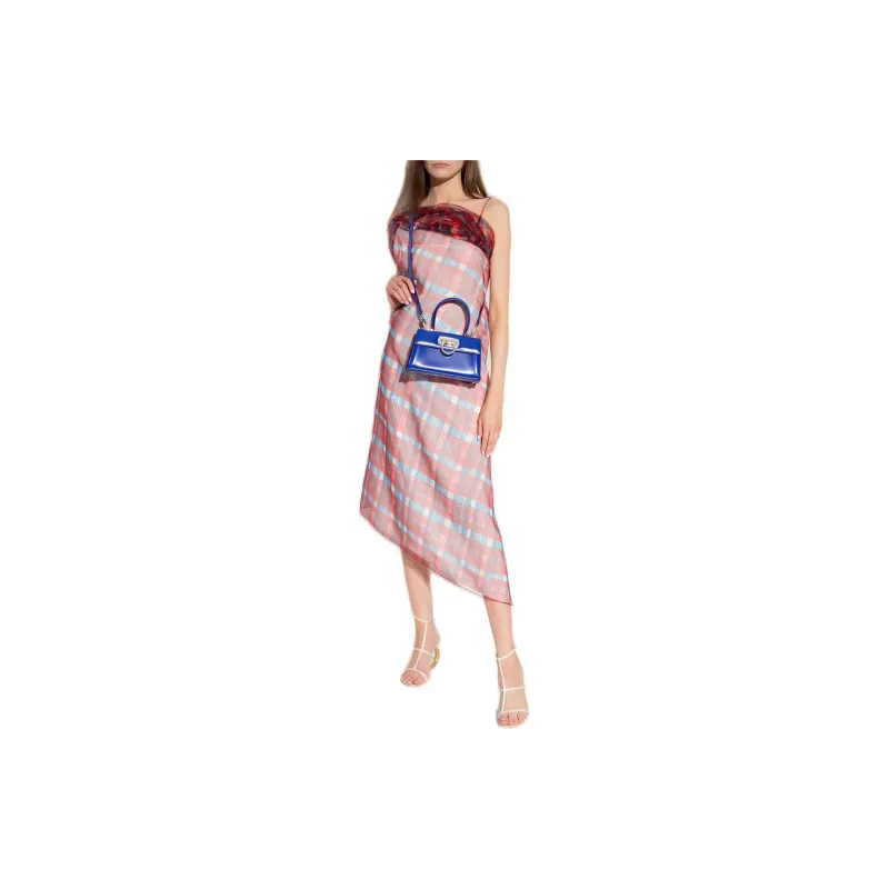 FERRAGAMO Slip Dress Women's Red-1