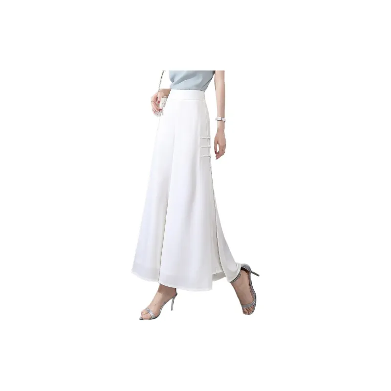 Mo Han Yi Mei Casual Pants Women's White-2