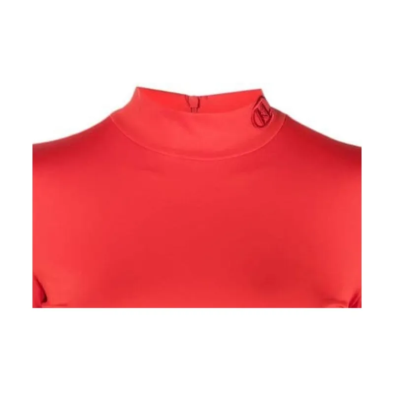 KARL LAGERFELD / Karl Lagerfeld Jeans Logo embroidered High neck Top-4