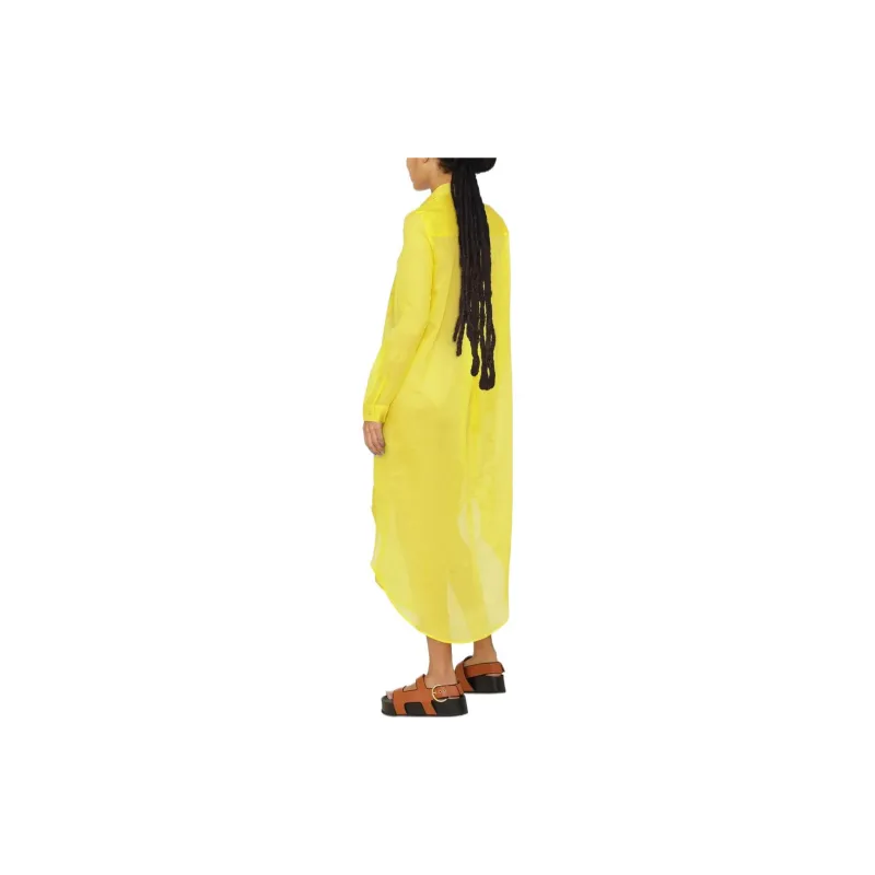 PINKO Long Sleeved Dresses Women's Yellow-3