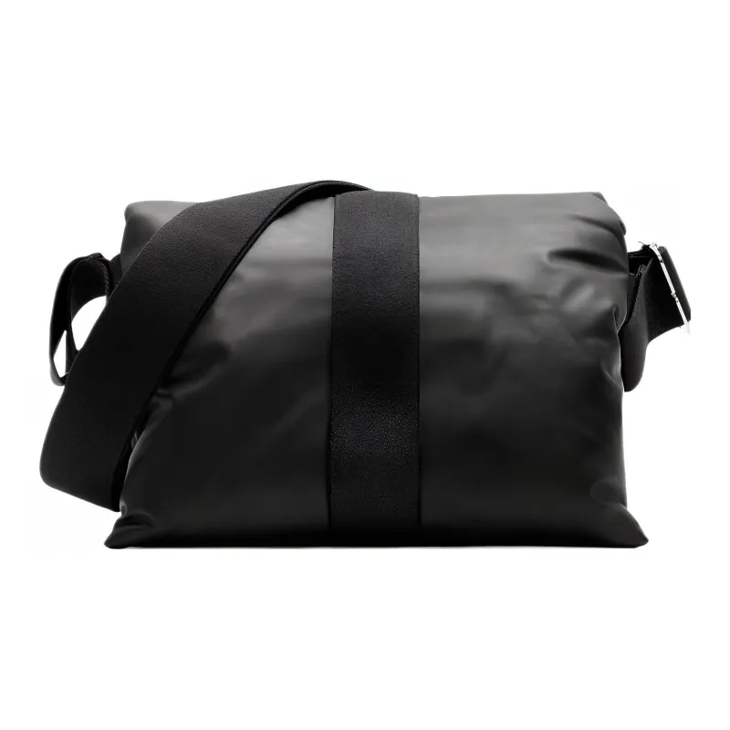 Burberry Calfskin One Shoulder Handbag, Crossbody Bag Men's Black-2