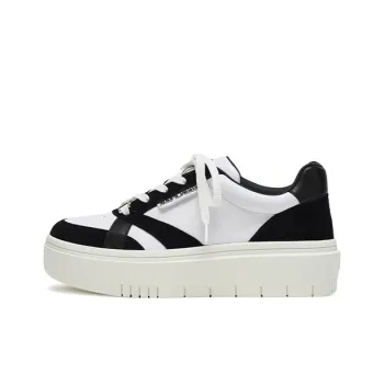 CINDY C ERIC Wear Resistant Low Top Skateboard Shoes Women's White