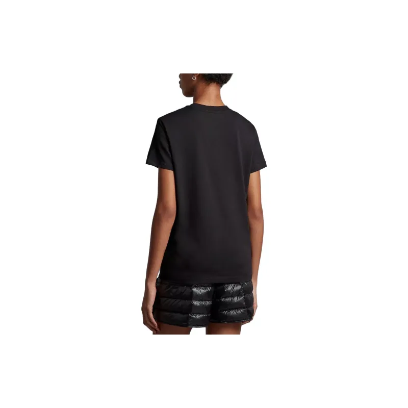 Moncler Logo Embroidered Crewneck T Shirt-2