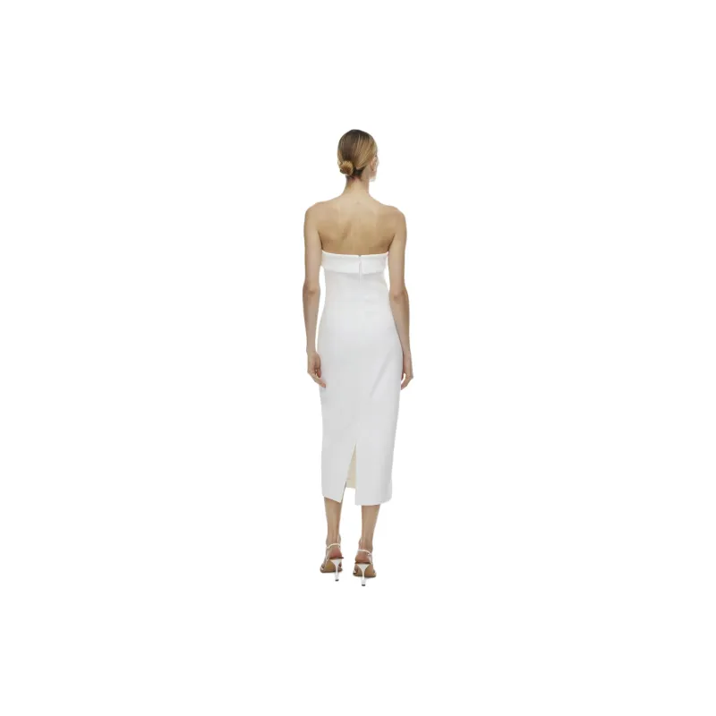 ARITZIA Babaton Eyecatcher Dress Sleeveless Dress Women's White/White-3