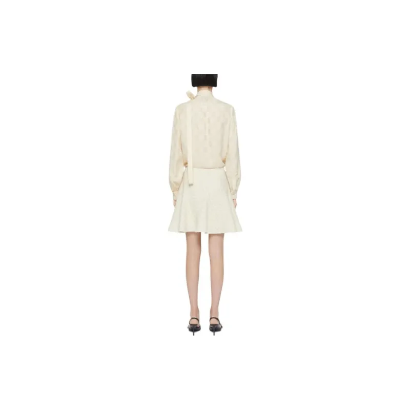 Givenchy 4G Jacquard Long Sleeved Blouse-2