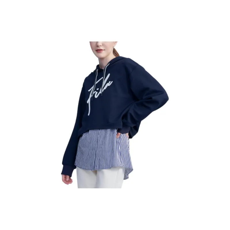 FILA Sweatshirt Women's Dense Ink Blue-3