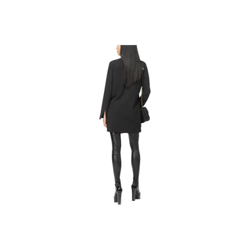 PINKO Long Sleeved Dresses Women's Black-3