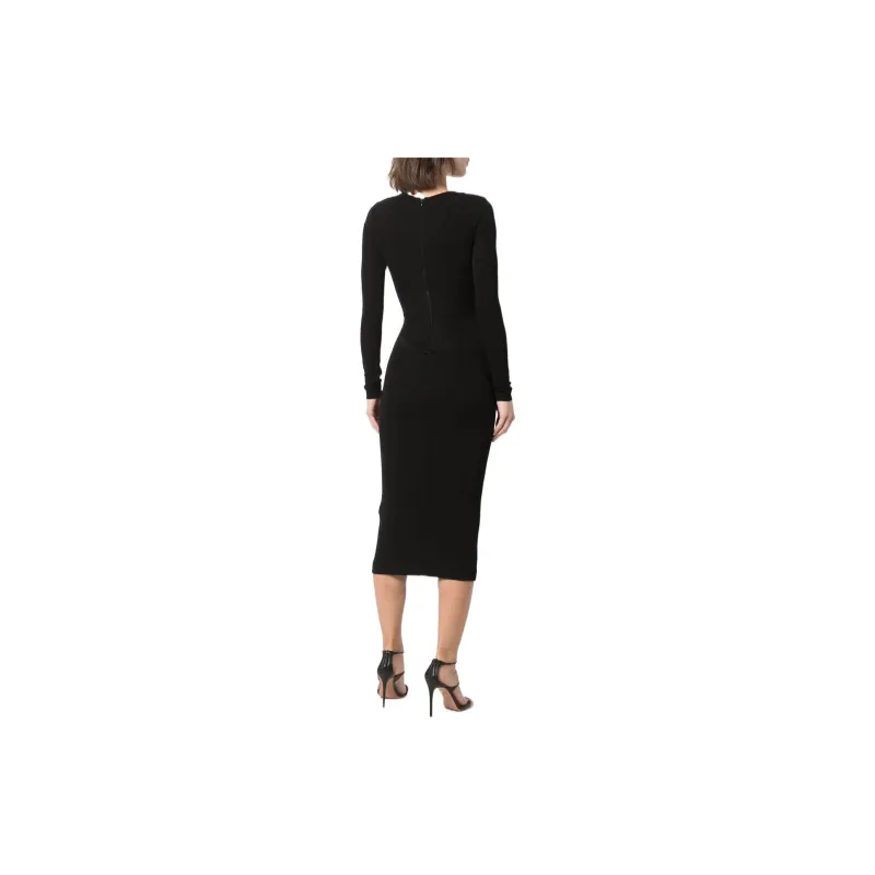 DSQUARED 2 Cut Out Round Neck Dress-2