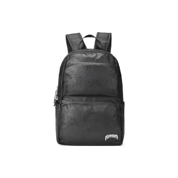 GLORY&CO PVC Backpack Travel Bag Laptop Bag Backpack Regular Men's Black