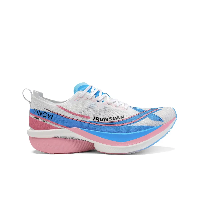 IRUNSVAN Low Top Running Shoes Unisex Mismatched Glauber's Plum Blossom-2