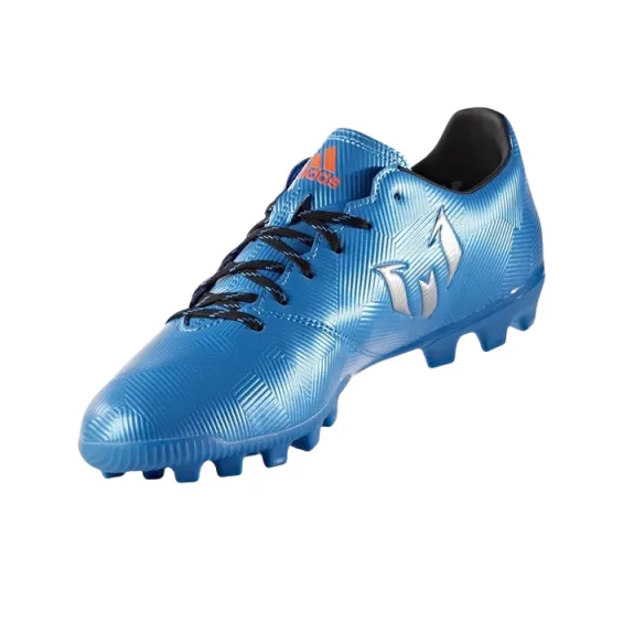 Adidas Messi AG Rubber Short Studs Artificial Ground Anti-Slip Wear-Resistant Soccer Shoes Men's Blue-1