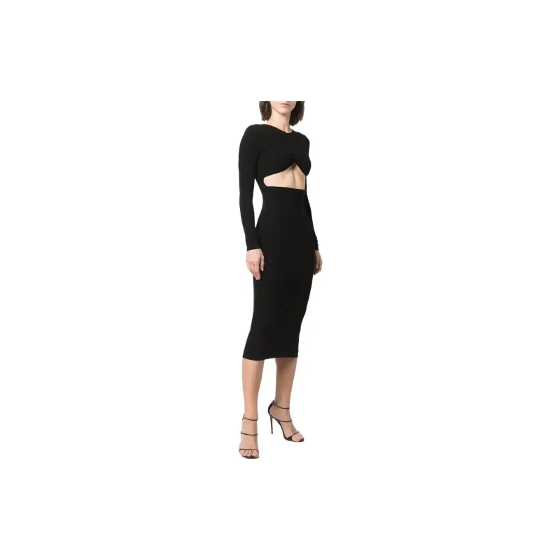 DSQUARED 2 Cut Out Round Neck Dress-3