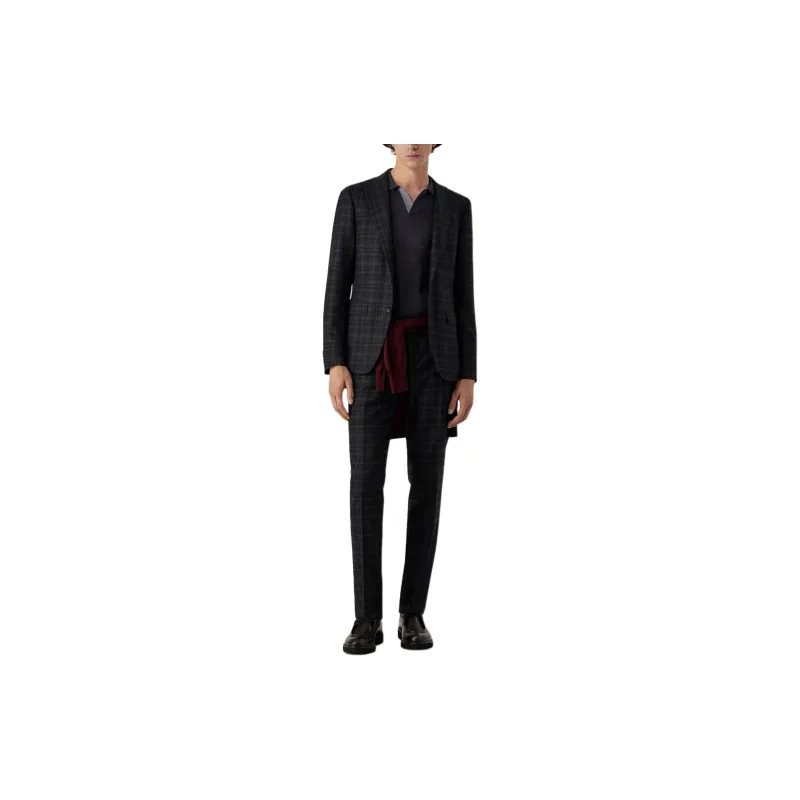 CANALI FW24 Suit Trouser Men's Blue-1