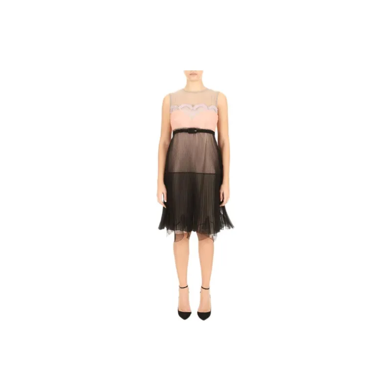 PRADA Sleeveless Dress Women's Black-1