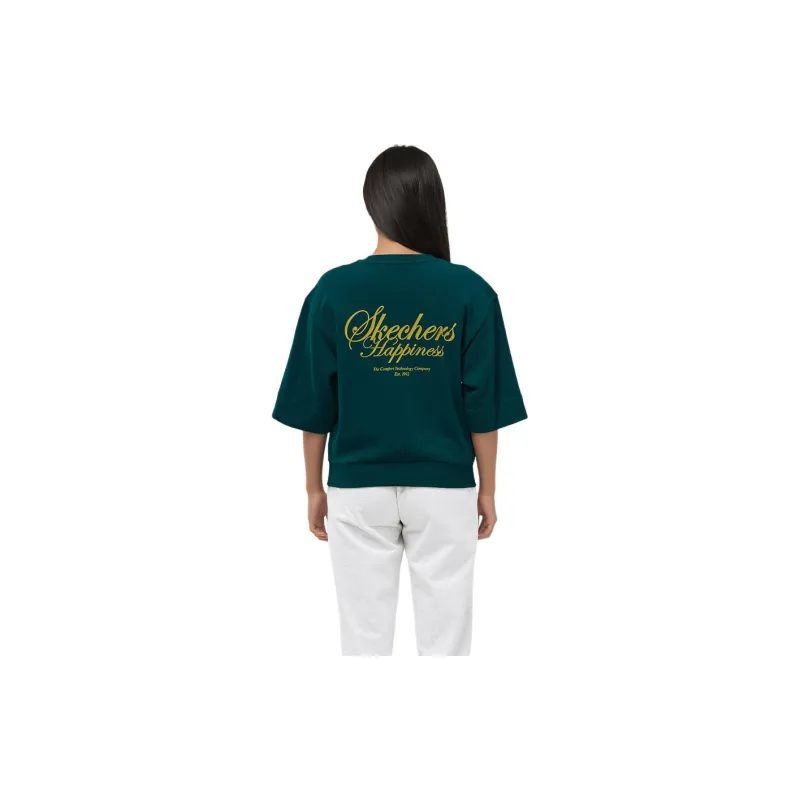 Skechers T Shirt Women's Garden Green-3