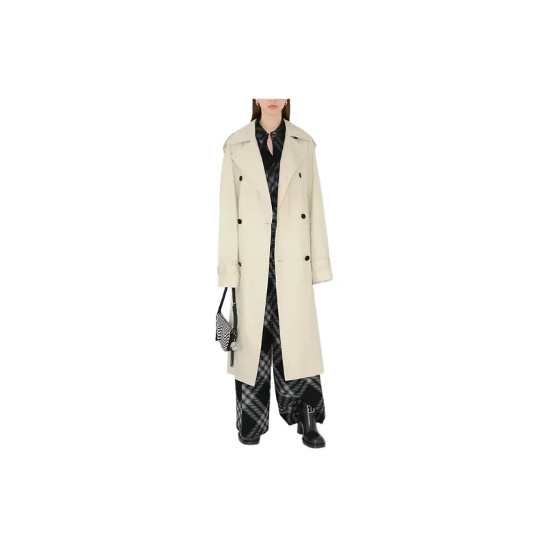 Burberry Gabardine Trench Coat-1