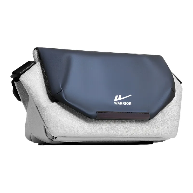 Warrior Polyester Backpack, Shoulder Bag, Crossbody Bag Unisex White-1
