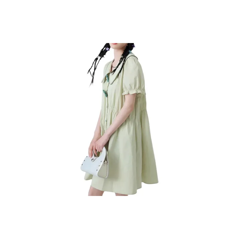 ZIHAN Short-Sleeved Dresses Women's-7