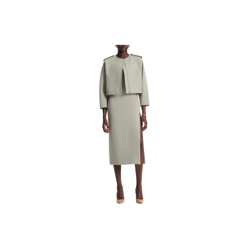 SCANLAN THEODORE Cady Cocoon Sleeve Jacket Jackets Coats Women's Baby Sage/Light Sage Green-2