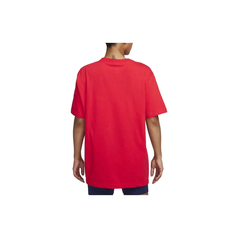 Nike USA Soccer Team Olympic Series Drop Shoulder Sleeve T-Shirt Women's Red-2