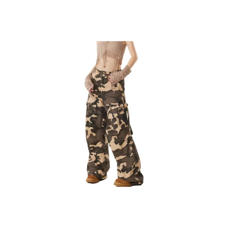 ZUOBEIKA Cargo Pants Women's Camouflage-4