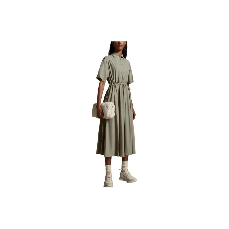 Moncler Poplin Midi Shirt Dress-3
