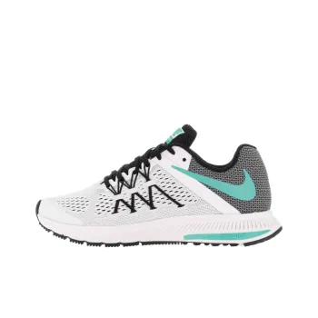 Nike Zoom Winflo 3 Slip Resistant, Abrasion Resistant, Breathable Low Top Running Shoes Women's White Gray