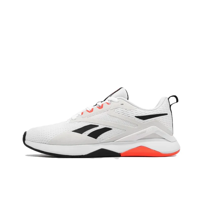 Reebok Women's Nanoflex Tr 2 'White Black Orange Flare' Women's-0