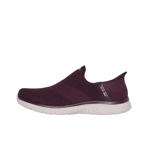 Skechers Slip Ins Casual Shoes Women's Low-Top Deep Red