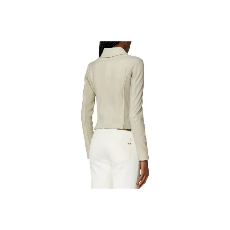 DIESEL SS24 Jackets Coats Women's Light Brown-2