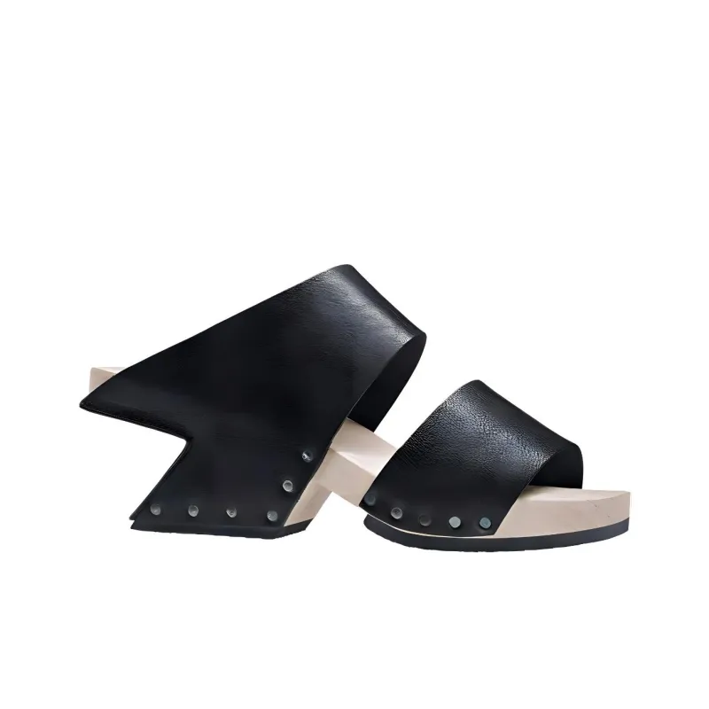 Trippen Slide Slippers Women's Black-1