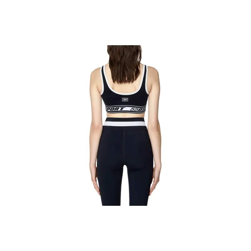 DIESEL Tank Tops Women's Black-2