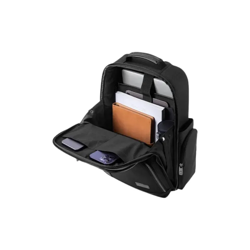 SAMSONITE Nylon Backpack Men's Black-4