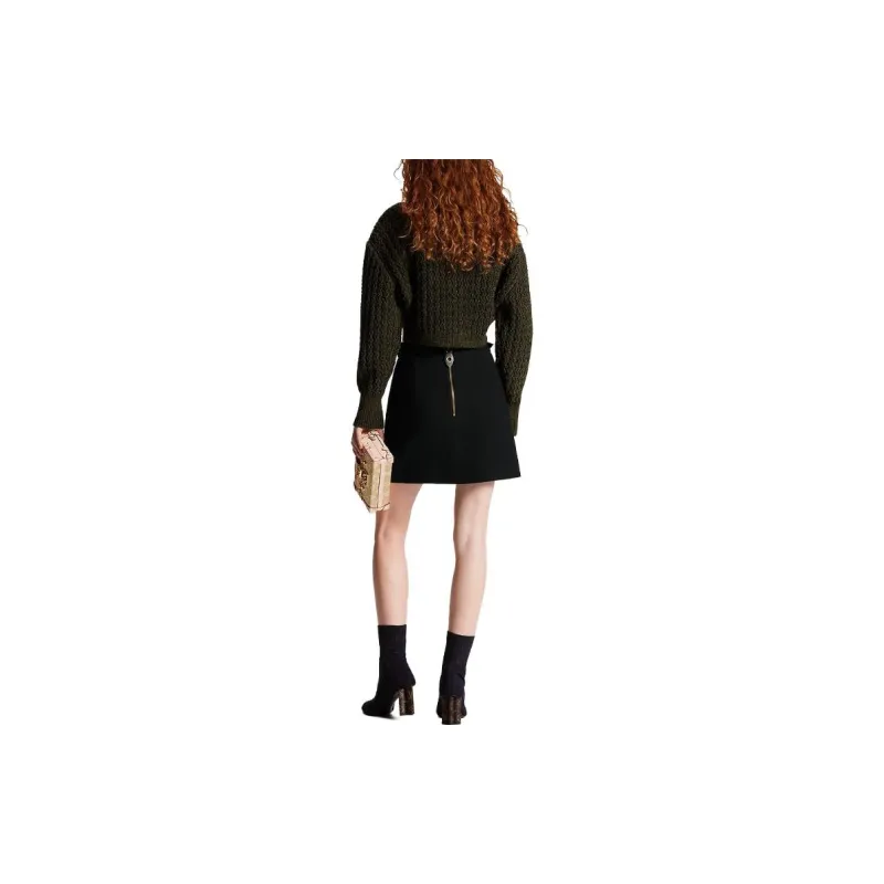 LOUIS VUITTON Casual Short Skirts Women's Black-3