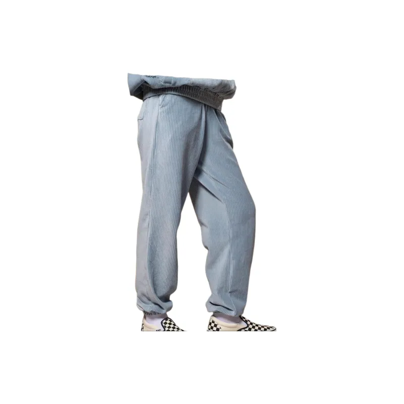 Vans Knitted Sweatpants Women's Gray Blue-3