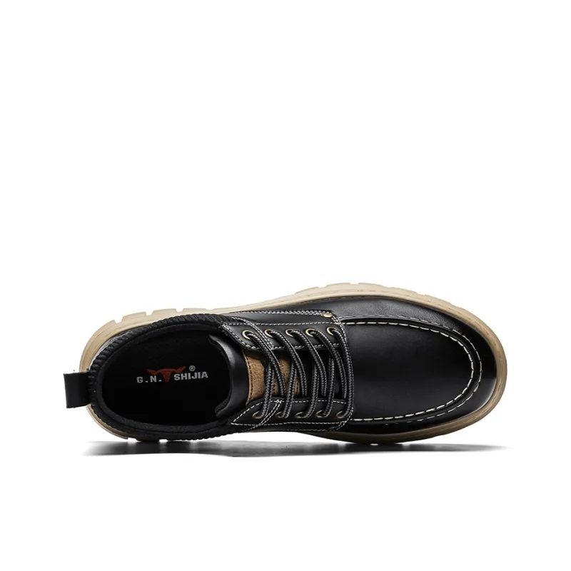 G.N.SHIJIA Lightweight Height Increasing Low Top Casual Shoes Men's-4