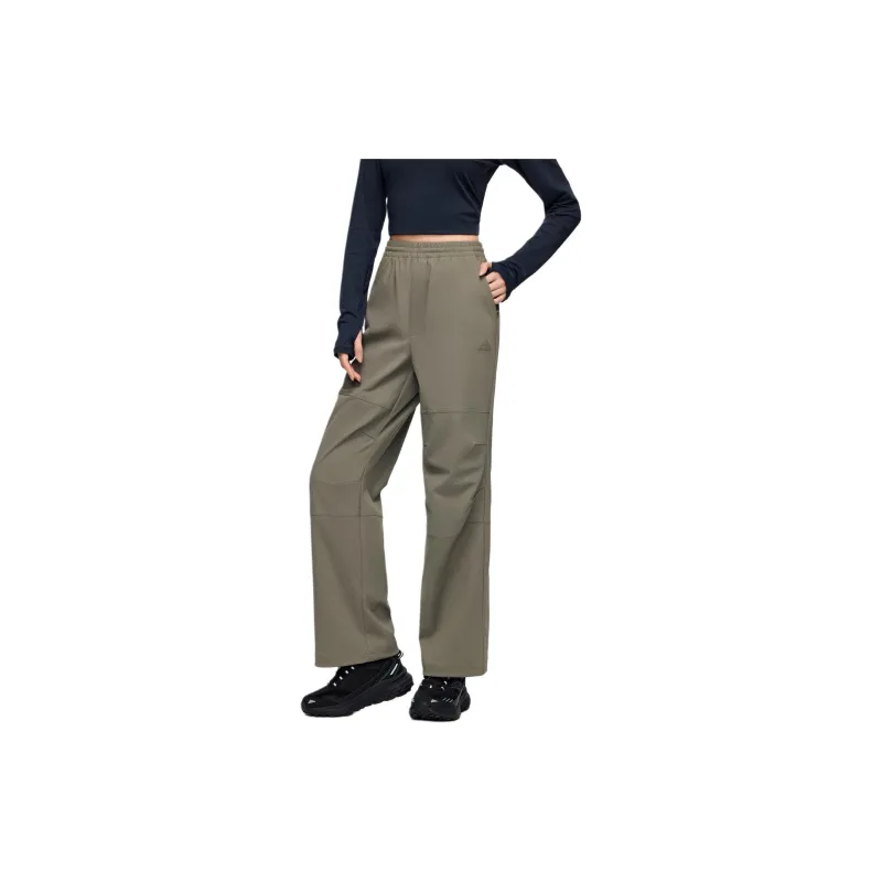 Anta Variety Training Collection Casual Pants Women's Deeply Green-1