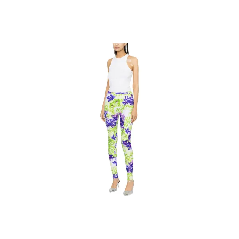 VERSACE SS23 Leggings Women's Green-3