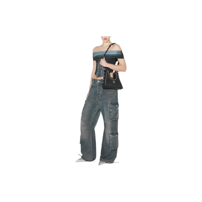 Misbhv Tank Tops Women's Blue-4
