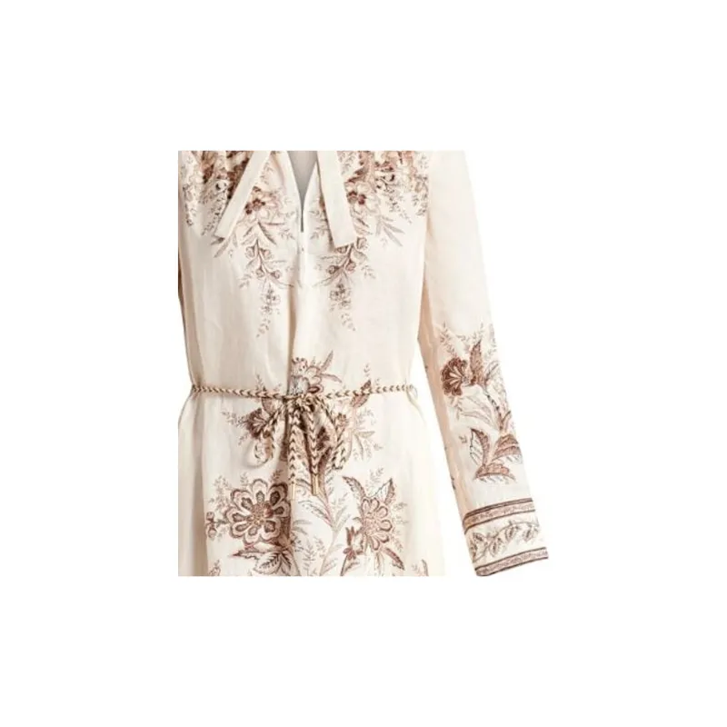 Zimmermann Junie Floral-print Linen Maxi Dress-4
