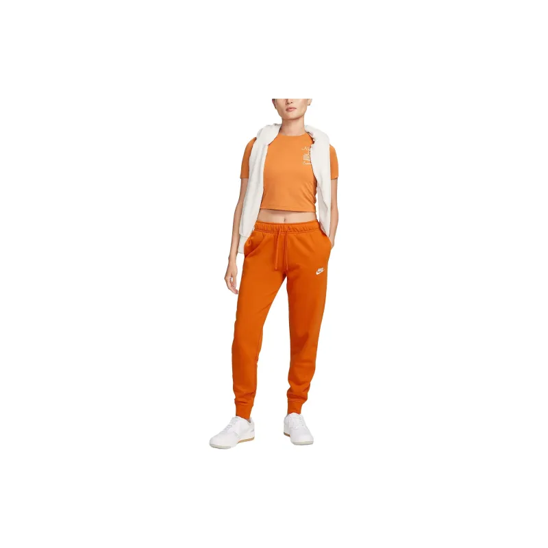 Nike Knitted Sweatpants Women's Campfire Orange-1