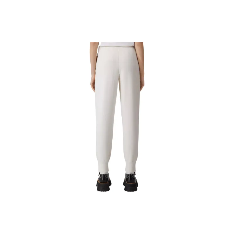 Burberry FW22 Knitted Sweatpants Women's White-2
