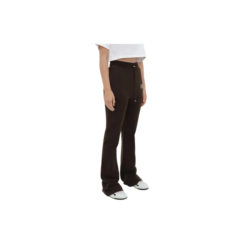 AMIRI Core Logo Flare Sweatpant Casual Pants Women's Brown-2