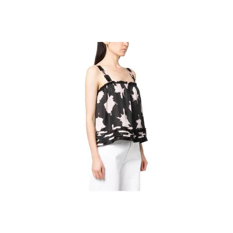 Ulla Johnson Sera Prismatic Shape print Silk Top-3
