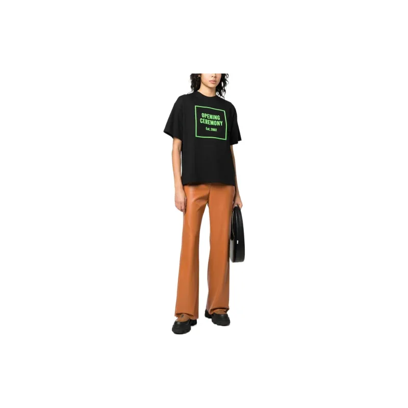 Opening Ceremony Logo print Cotton T shirt-1