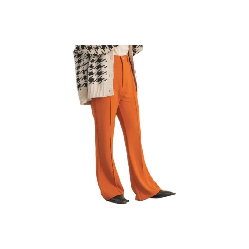 Beams Casual Pants Women's Orange-3