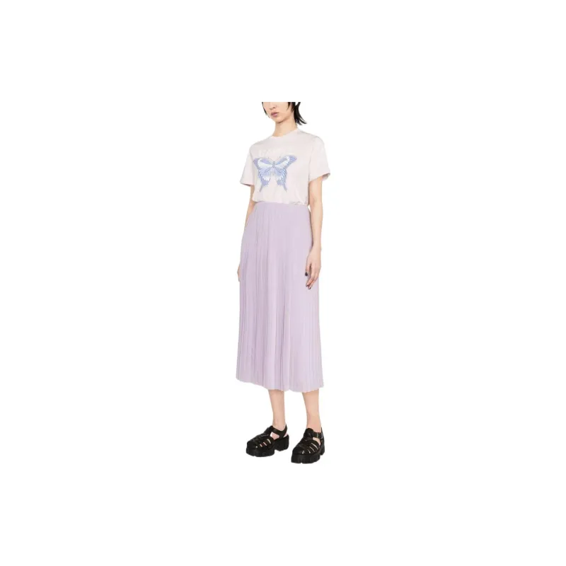 GANNI T Shirts Women's Light Purple-1
