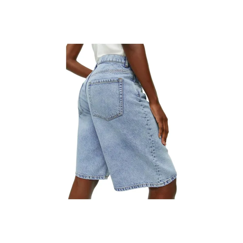 ARKET Denim Shorts Women's Light Blue-2