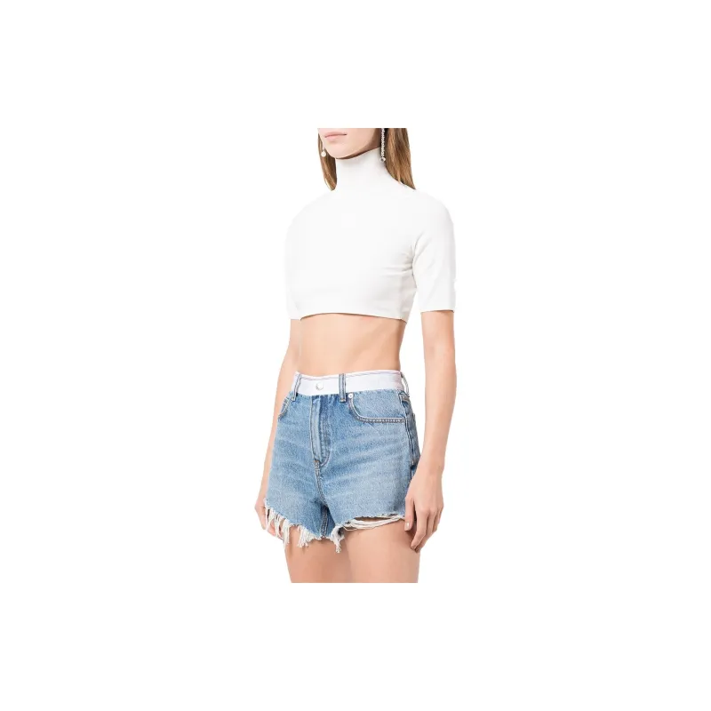 Alexander Wang Crop Tops Women's White-3