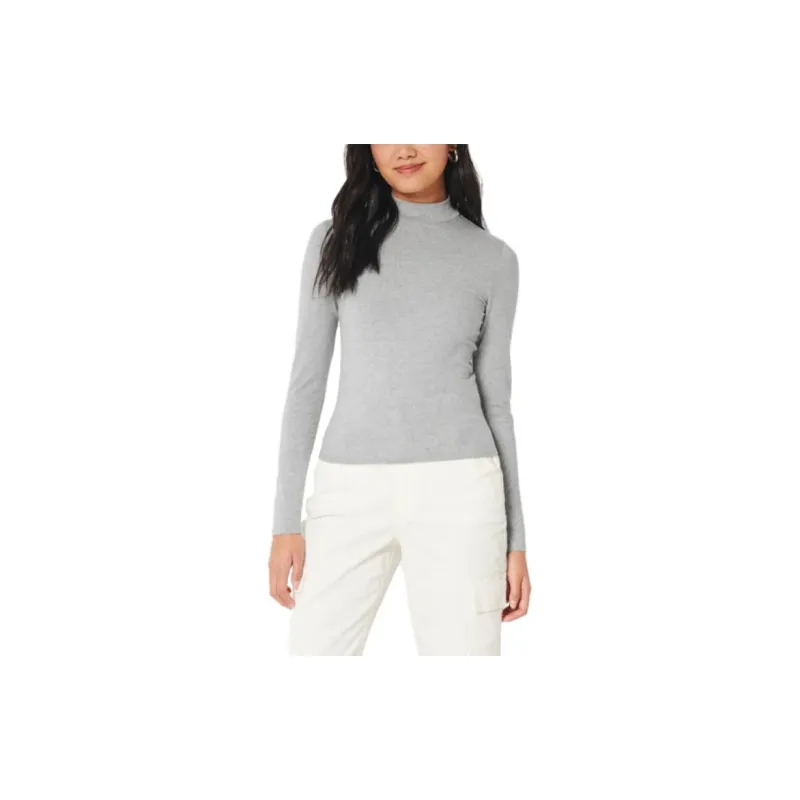 Hollister T-Shirts Women's Heather Gray-1